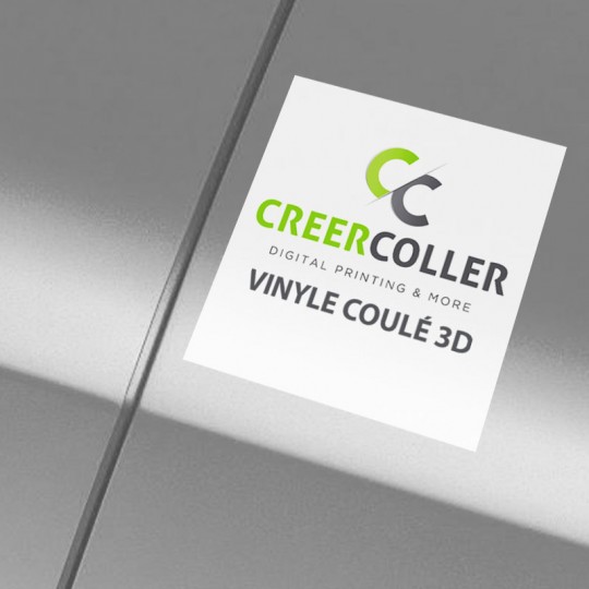 Autocollant vinyle coulé 3D Autocollant vinyle coulé 3D